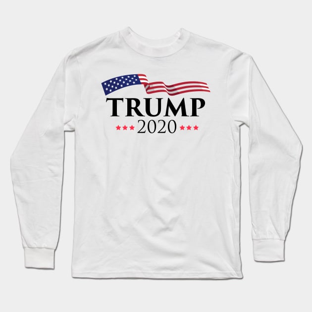 Awesome Trump 2020 Republican Political Long Sleeve T-Shirt by Your Funny Gifts